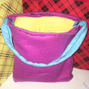 Fruit smoothie tote makeup bag